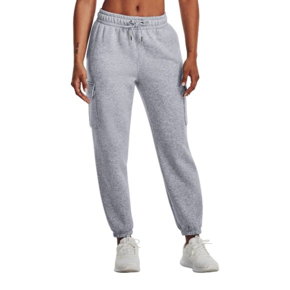 Under Armour Pants - Under Armour Women's gray medium drawstring fleece cargo pants NWT